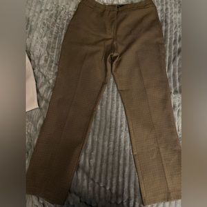 Wide leg Nee York and Co. checked trousers